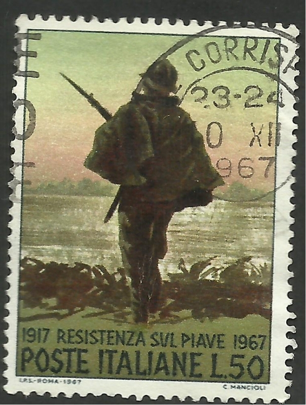 988 - 50 anivº de la resistencia en Piave