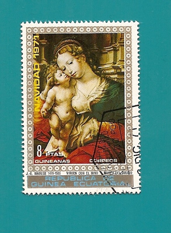 Navidad 71 - PINTURA - J G Mabuse - Virgen con el Niño - El Prado
