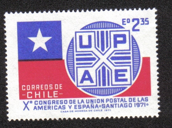 Bandera de Chile y Emblema del Congreso