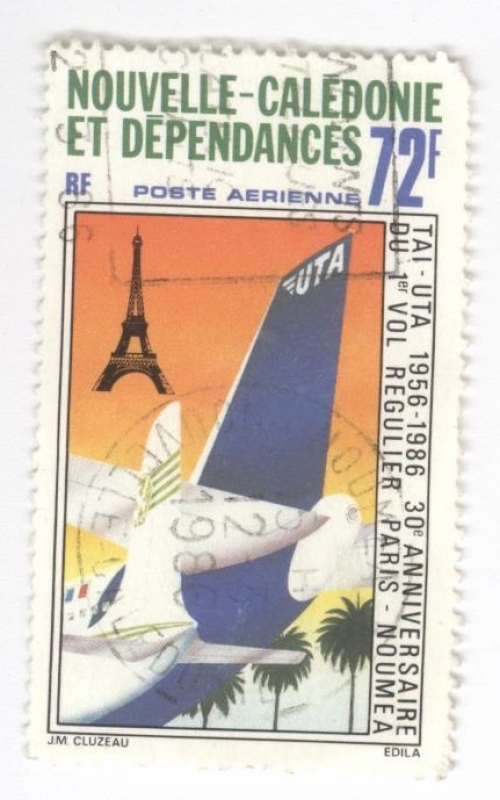 30 aniversario del primer vuelo regular Paris-Noumea