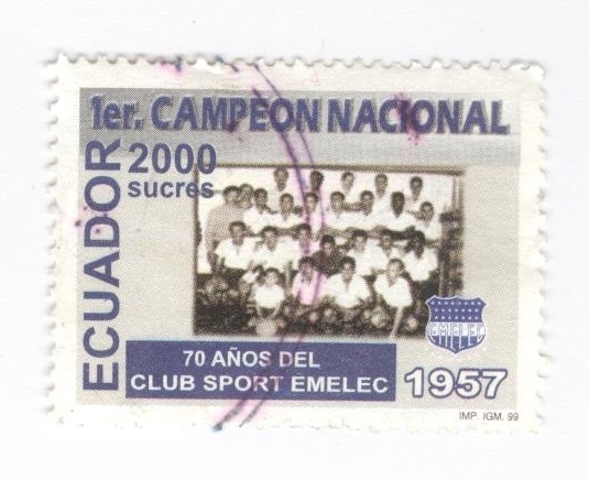 70 años del club sport Emelec