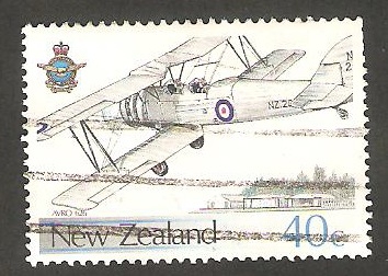 956 - 50 anivº de las fuerzas reales aéreas neozelandesas, avión Avro 626