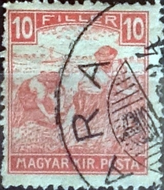 Intercambio 0,20 usd 10 filler  1916