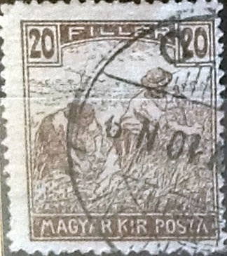 Intercambio 0,20 usd 20 filler  1916