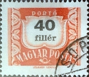 Intercambio 0,20 usd 40 filler 1958