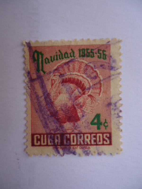 Pavo. Navidad 1955-56