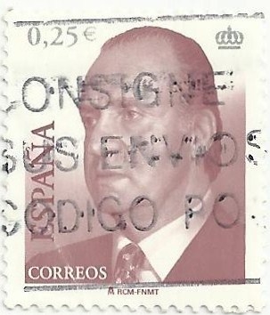 SERIE BASICA JUAN CARLOS I. IVa SERIE.VALOR FACIAL 0.25€. EDIFIL 3860