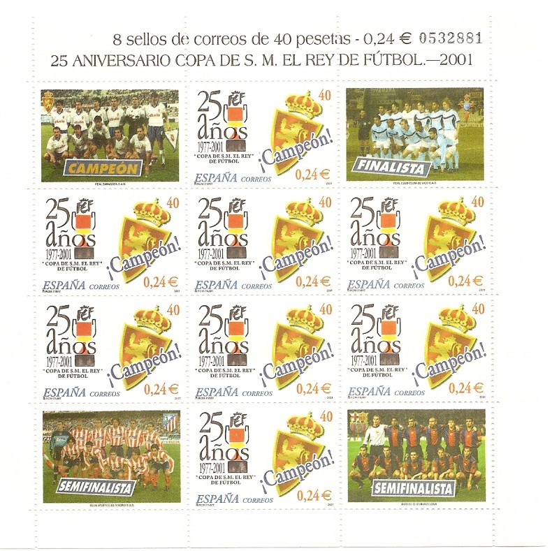 25 Anivº Copa del Rey de Fútbol  2001 -  HB