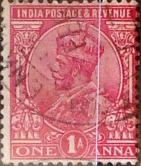 Intercambio 0,20 usd 1 anna 1911