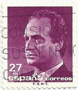 (276) SERIE BÁSICA JUAN CARLOS I. IIaSERIE. VALOR FACIAL 27 Pts. EDIFIL 3156