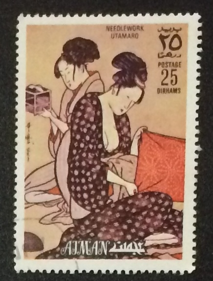 AJMAN-Needlework-Utamaro