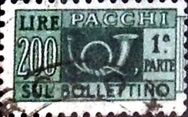 Intercambio 0,20 usd 200 liras 1956