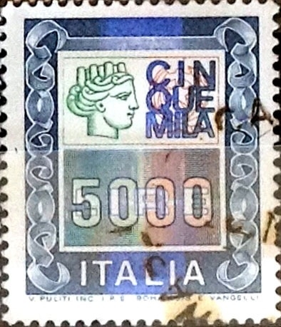 Intercambio cr5f 0,65 usd 5000 liras 1978