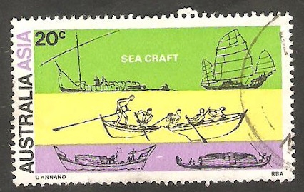 432 - Arte australiano y asiático, barcos