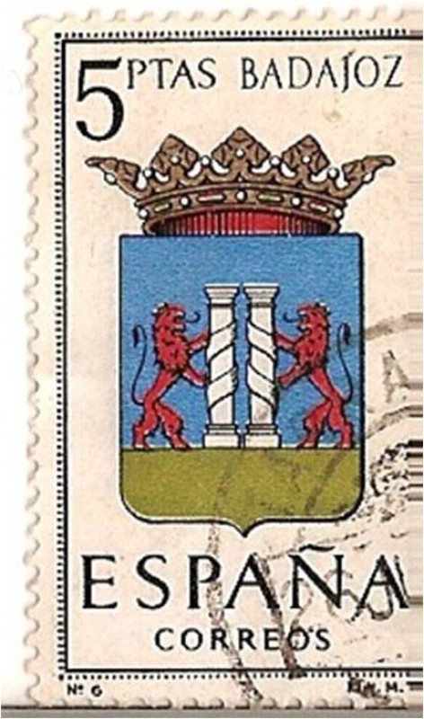 Correos España / Badajoz / 5 pecetas