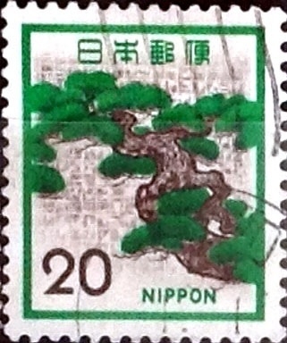 Intercambio 0,20 usd 20 yen 1972