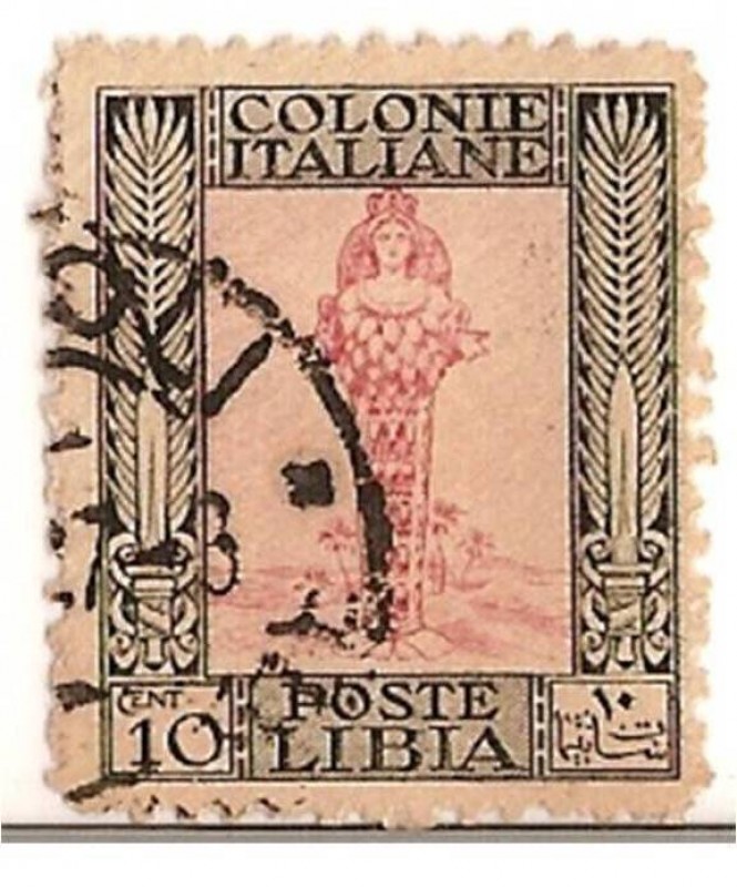 Colonie italiane / poste Libia / 10 cent