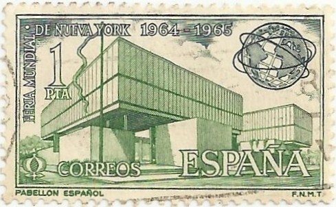 FERIA MUNDIAL DE NUEVA YORK. PABELLON DE ESPAÑA. EDIFIL 1590