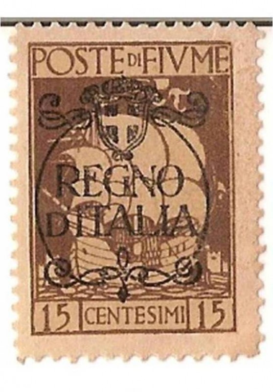 Regno di Italia / Poste Di Fiume / 15 centesimos