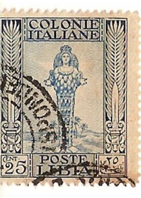 Colonie italiane / poste Libia / 25 cent