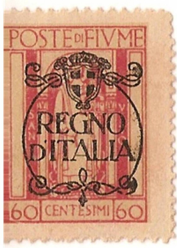 regno di italia / poste di fiume / 60 cent