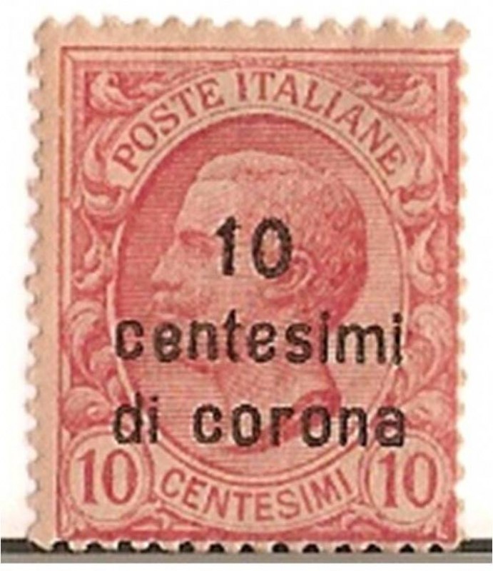poste italiane / 10 centesimi di corona / Colonias italianas
