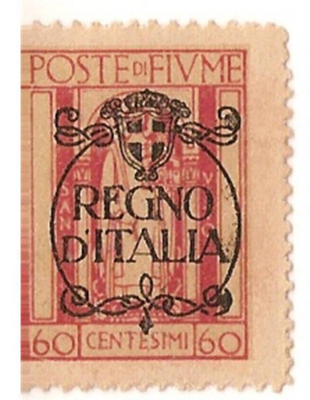 poste di Fiume / regno di italia / 60 cent