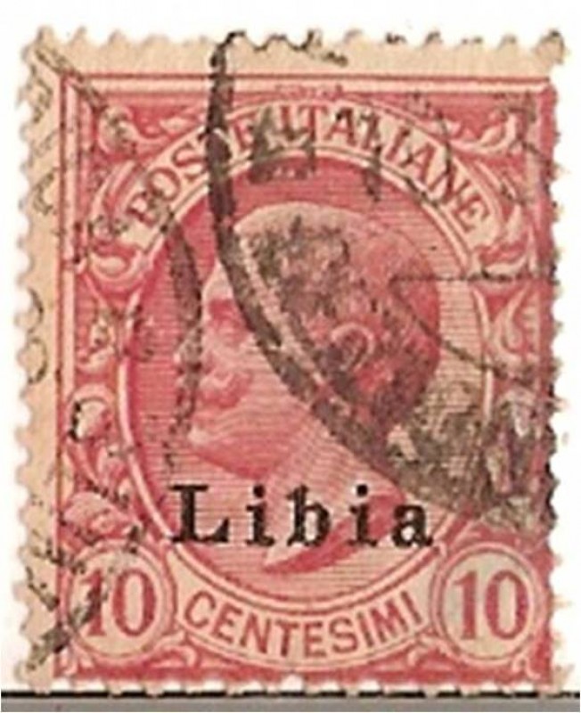 postage italiane / libia / 10 centesimo