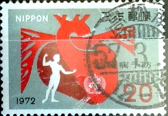 Intercambio 0,20 usd 20 yen 1972