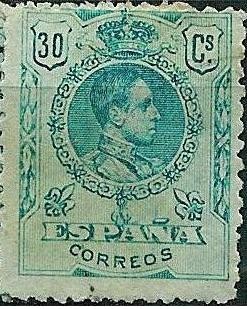 Alfonso XIII. Tipo Medallón