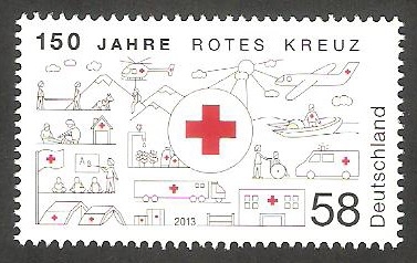 2825 - 150 anivº de la Cruz Roja