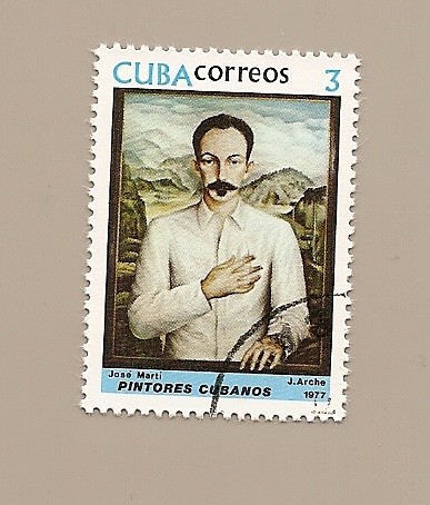 Pintores Cubanos - retrato de José Martí - Jorge  Arche Silva