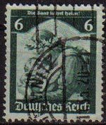 DEUTSCHES REICH 1935 Scott449 SELLO SAAR Bienvenidos a casa ALEMANIA Welcoming home Yvert 525 Mitche