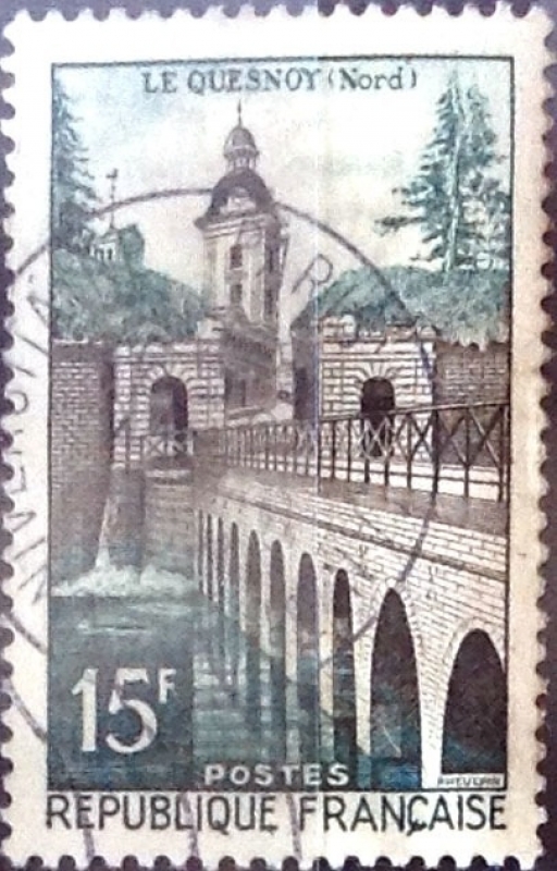 Intercambio 0,20 usd 15 francos 1957