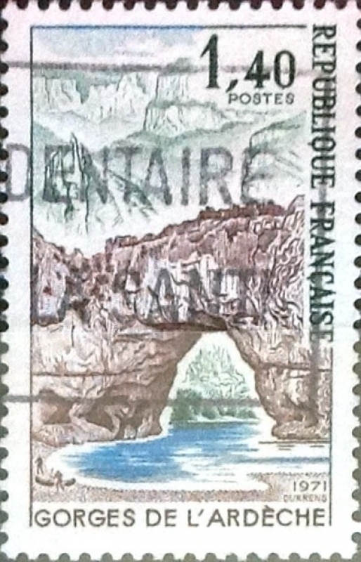 Intercambio jxn 0,20 usd 1,40 francos 1971