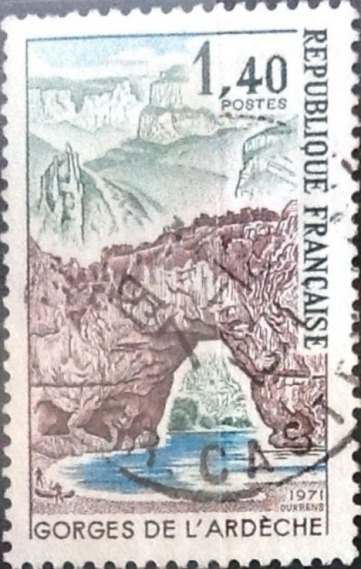 Intercambio 0,20 usd 1,40 francos 1971