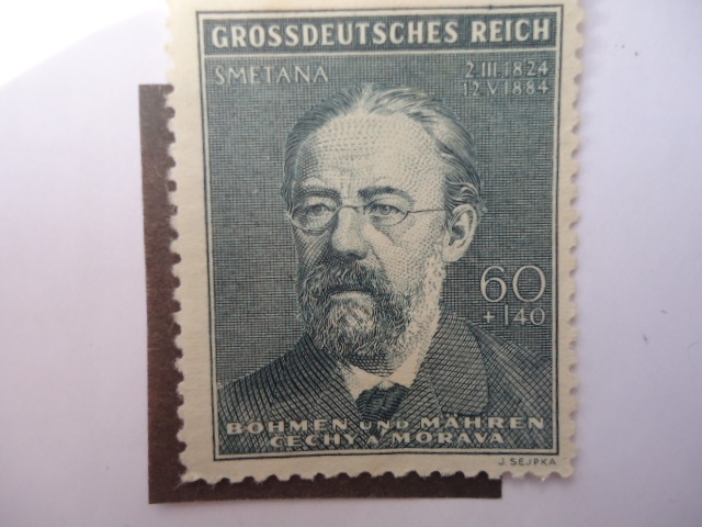 Smetana-Compositor - Grossdeutsches Reich - 1824-1824