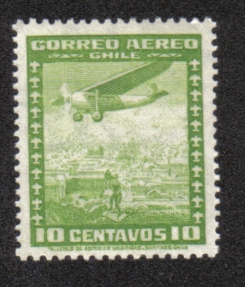 Avión Sobre la Ciudad