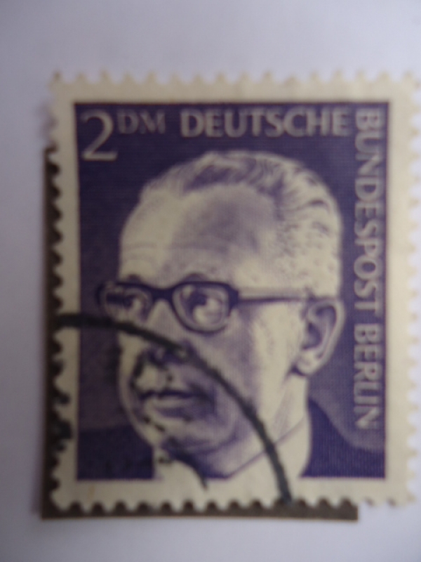 dr. Gustav Heinemann (1899-1976) Presidente-Alemania Federal