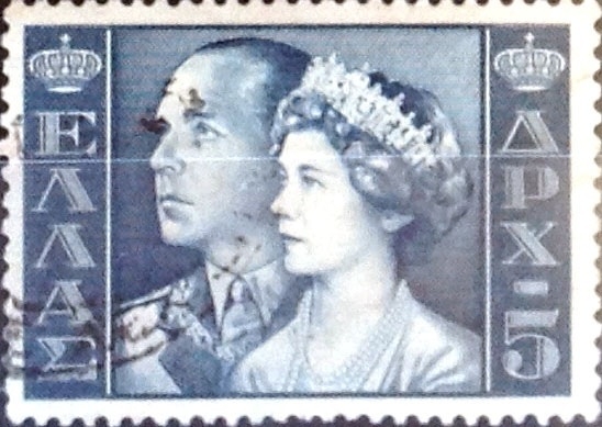 Intercambio crxf 0,20 usd 5 dracmas 1957