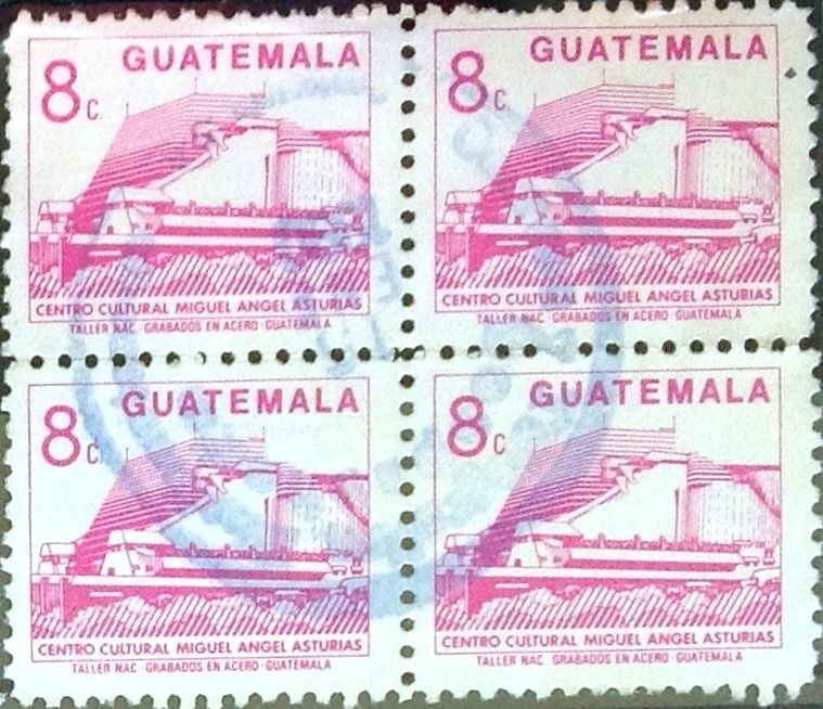 Intercambio 0,80 usd 4x8 cent. 1987