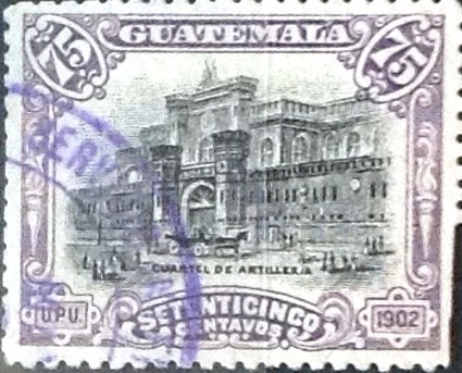 Intercambio 0,40 usd 75 cent. 1902
