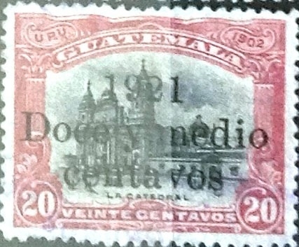 12,5 sobre 20 cent. 1921