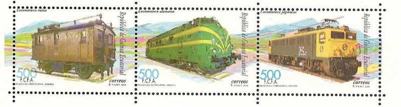 Locomotoras - Suiza,  Alemana y Japonesa - museo del Ferrocarril de Madrid