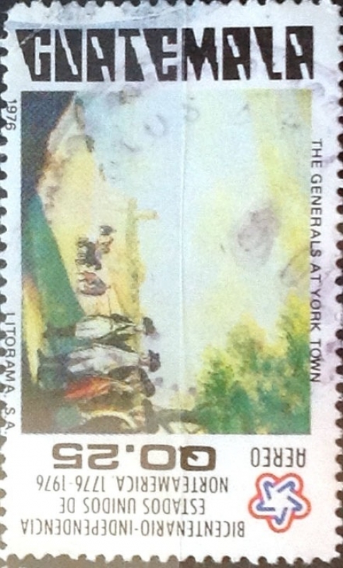 Intercambio cxrf 0,25 usd 25 cent. 1976