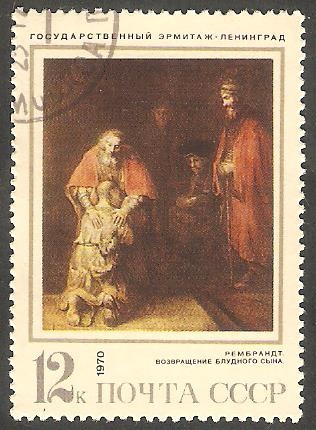 3683 - El regreso del hijo pródigo, de Rembrandt