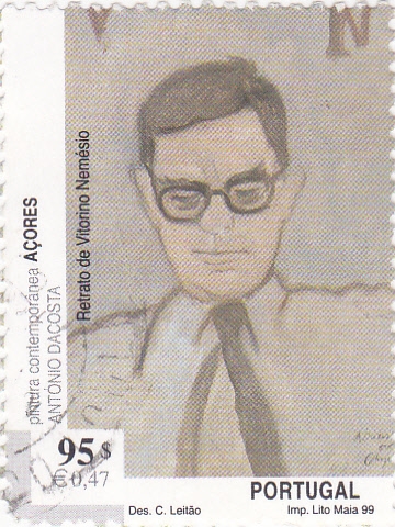 retrato de Vitorino Nemésio- AÇORES