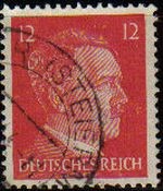 DEUTSCHES REICH 1941 Scott513 SELLO ADOLF HITLER ALEMANIA Michel-788 Usado