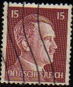 DEUTSCHES REICH 1941 Scott514 SELLO ADOLF HITLER ALEMANIA Michel789 Usado