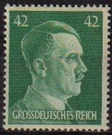 Deutsches Reich 1944 Scott 529 Sello Nuevo ** Furer Adolf Hitler 42 Alemania 